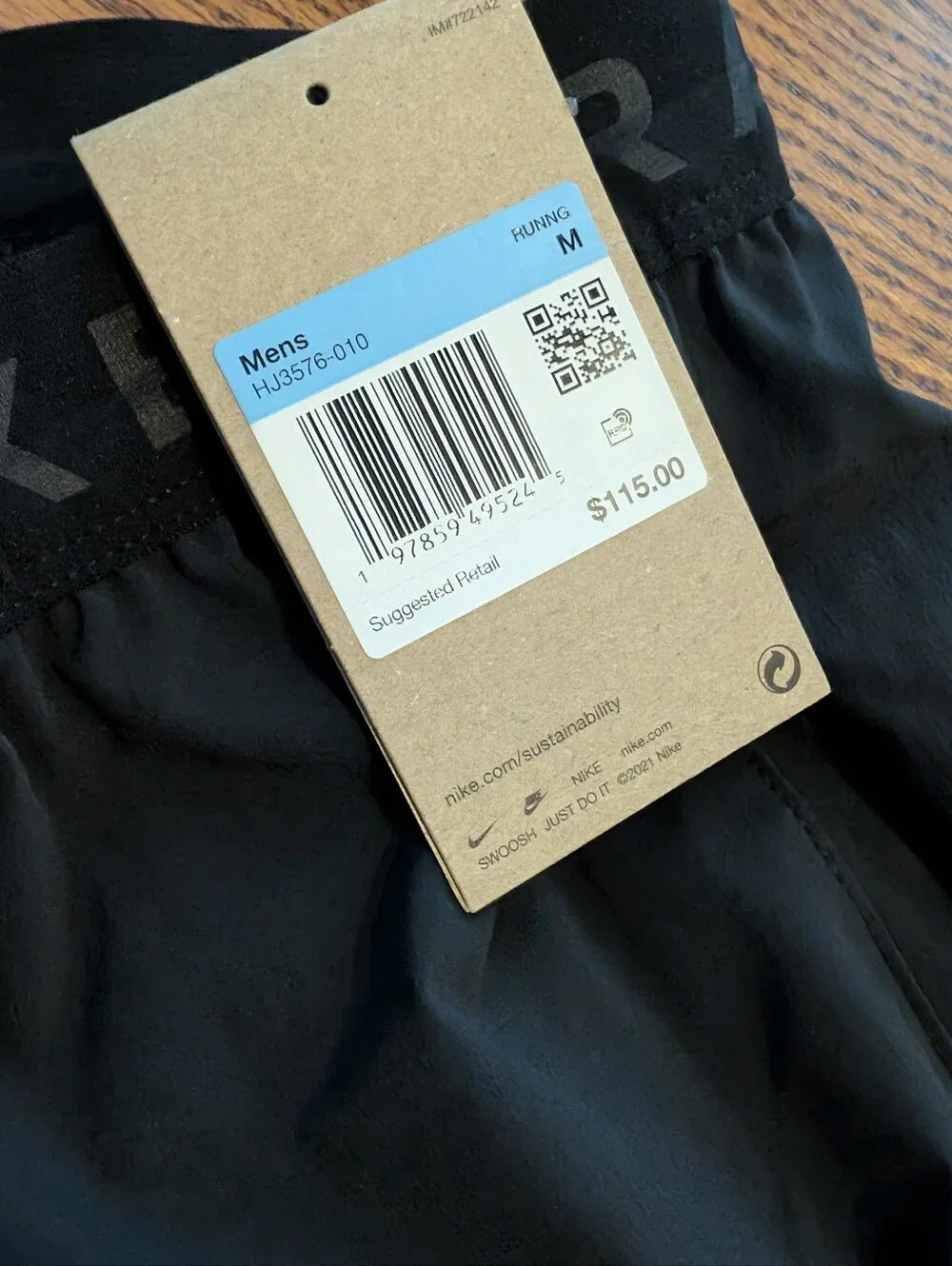 New! Men's Nike Trail Running Athletic Jogger Pants - Size Medium